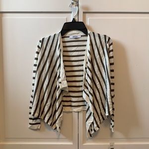 NWT DKNY Striped Cardigan Size S